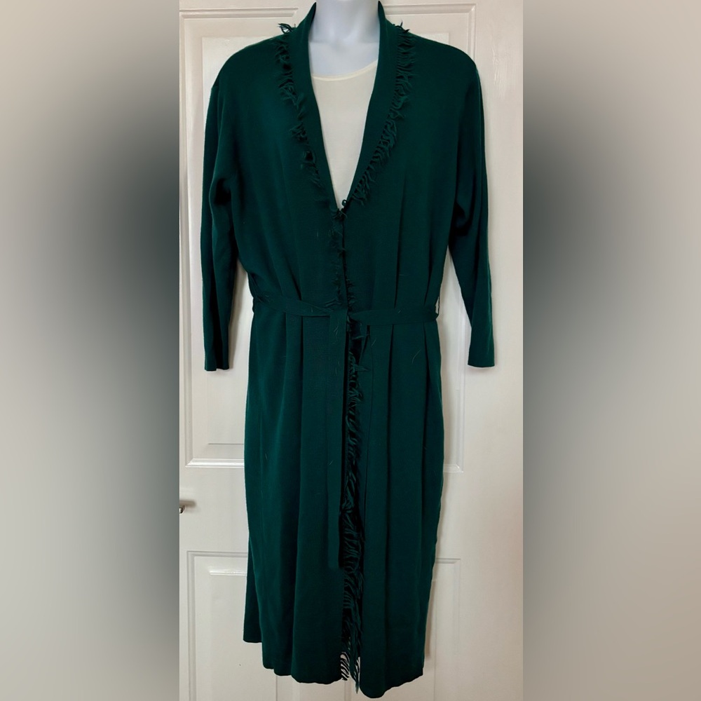 Dialogue Merino Blend Long Sweater Coat 2X - Picture 2 of 5